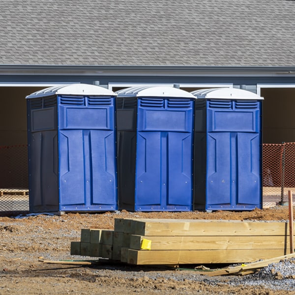 are there different sizes of portable toilets available for rent in Santa Anna